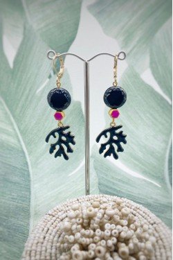 Boucles d'oreille originale de fabrication artisanale  Aniki bijoux