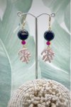 Boucles d'oreille originale de fabrication artisanale  Aniki bijoux