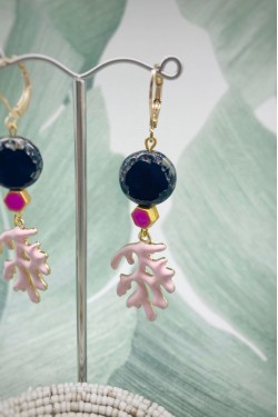 Boucles d'oreille originale de fabrication artisanale  Aniki bijoux