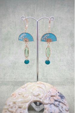 Boucles d'oreille originale de fabrication artisanale  Aniki bijoux