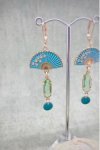Boucles d'oreille originale de fabrication artisanale  Aniki bijoux