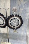 Boucles d'oreille originale de fabrication artisanale  Aniki bijoux