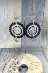 Boucles d'oreille originale de fabrication artisanale  Aniki bijoux