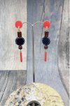 Boucles d'oreille originale de fabrication artisanale  Aniki bijoux