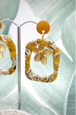 Boucles d'oreille originale de fabrication artisanale  Aniki bijoux