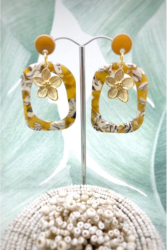 Boucles d'oreille originale de fabrication artisanale  Aniki bijoux