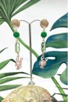 Boucles d'oreille originale de fabrication artisanale  Aniki bijoux
