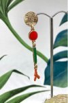 Boucles d'oreille originale de fabrication artisanale  Aniki bijoux