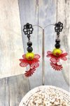 Boucles d'oreille originale de fabrication artisanale  Aniki bijoux
