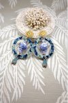 Boucles d'oreille originale de fabrication artisanale  Aniki bijoux
