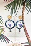 Boucles d'oreille originale de fabrication artisanale  Aniki bijoux