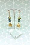 Boucles d'oreille originale de fabrication artisanale  Aniki bijoux