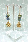 Boucles d'oreille originale de fabrication artisanale  Aniki bijoux