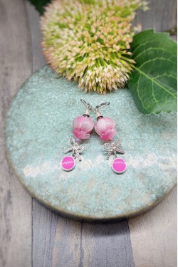 Boucles d'oreille originale de fabrication artisanale  Aniki bijoux