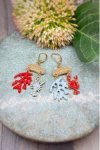 Boucles d'oreille originale de fabrication artisanale  Aniki bijoux