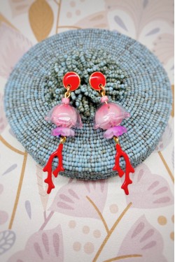 Boucles d'oreille originale de fabrication artisanale  Aniki bijoux