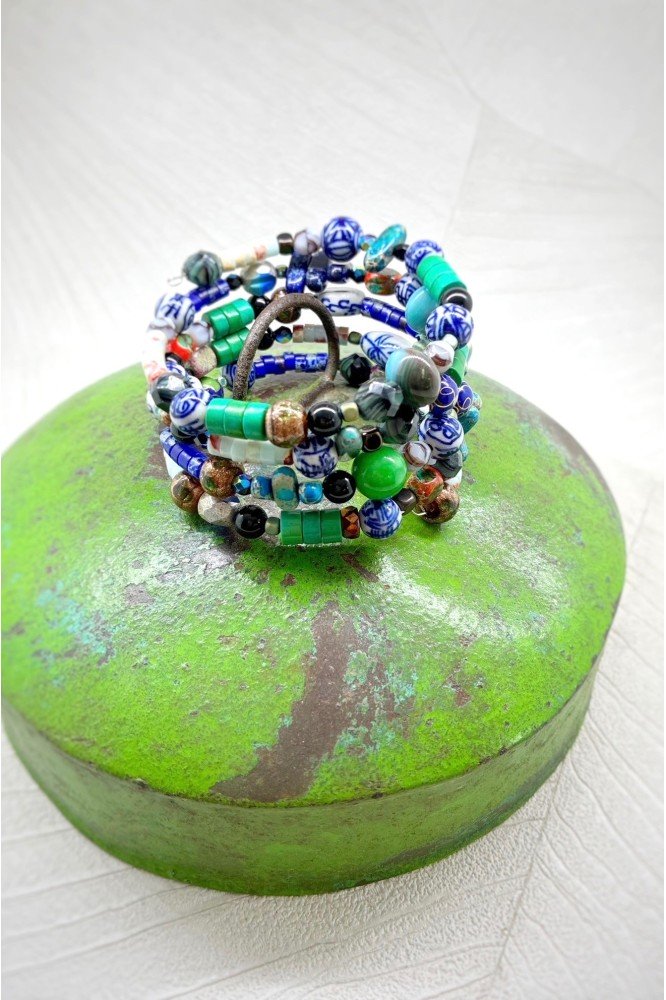 Création bracelet fantaisie appelé Chinoiserie Aniki Bijoux Originaux