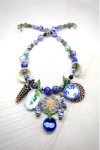 Collier d'inspiration asiatique avec de belles perles chinoises authentiques Aniki Bijoux