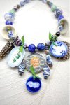 Collier d'inspiration asiatique avec de belles perles chinoises authentiques Aniki Bijoux