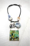 Collier long d'inspiration asiatique avec de belles perles chinoises Aniki Bijoux