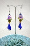 Boucles d'oreille originale de fabrication artisanale  Aniki bijoux