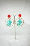 Boucles d'oreille originale de fabrication artisanale  Aniki bijoux