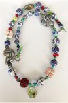 Collier long d'inspiration asiatique avec de belles grandes perles chinoises Aniki Bijoux