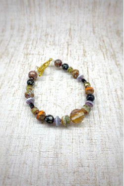 Bracelet aux couleurs lumineuses création Aniki Bijoux