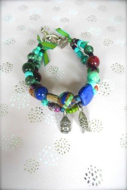 Bracelet chinoiserie 2 rangs