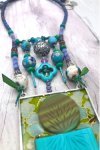 Collier long d'inspiration asiatique avec de belles perles chinoises Aniki Bijoux